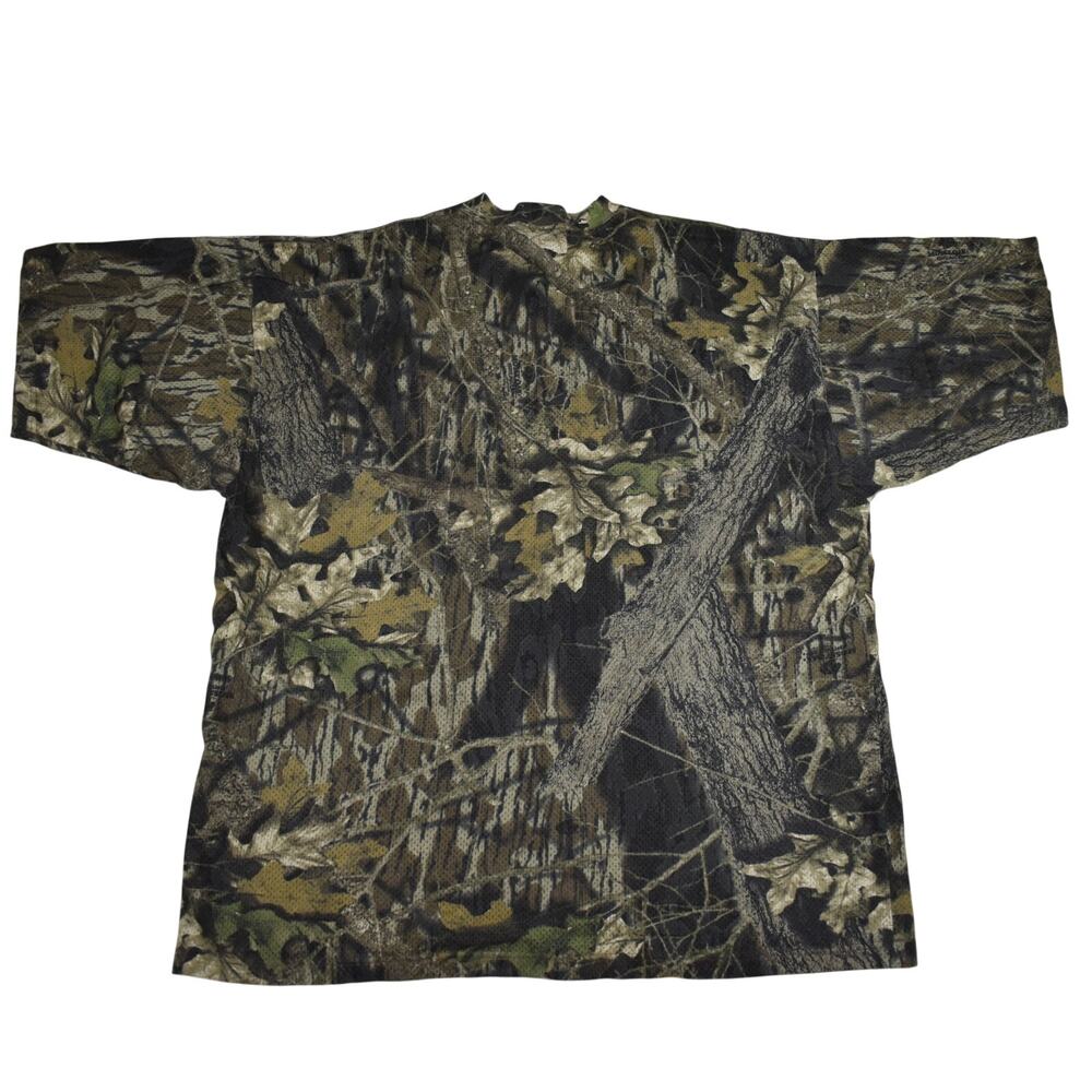 Vintage 90s Mossy Oak Camo T-Shirt Mens 3XL Boxy Woodland Streetwear Gorpcore